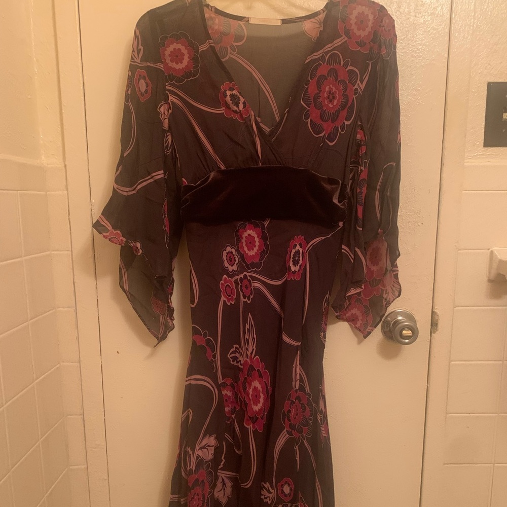 brown floral dress from forever 21